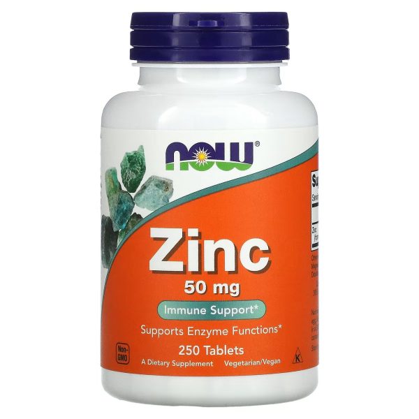 زینک 50mg ناو فودز 250 عددی